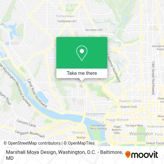 Marshall Moya Design map