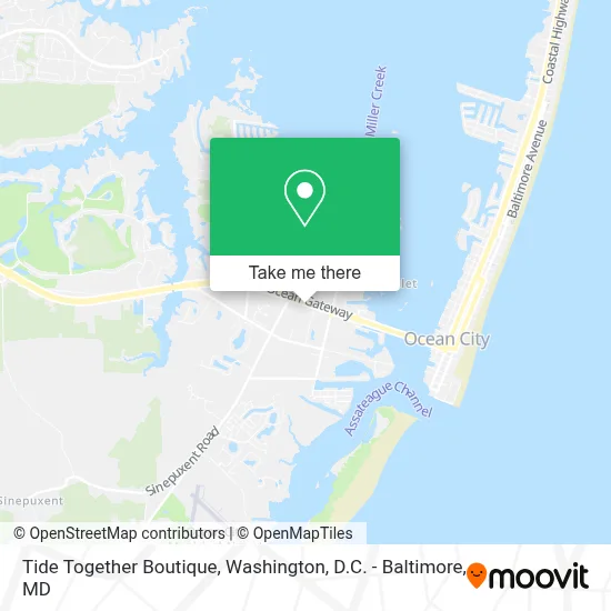 Tide Together Boutique map