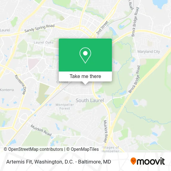 Artemis Fit map