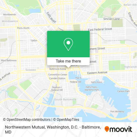 Northwestern Mutual map