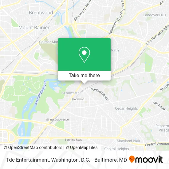 Tdc Entertainment map