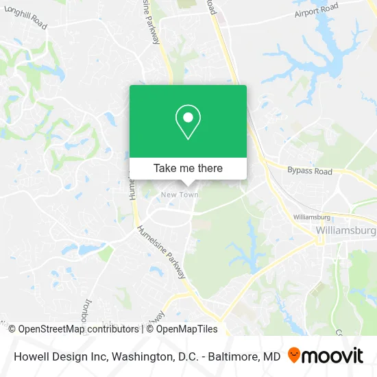 Howell Design Inc map