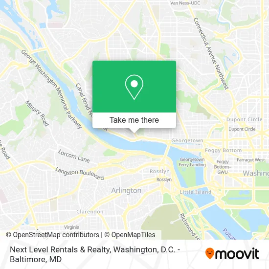 Next Level Rentals & Realty map