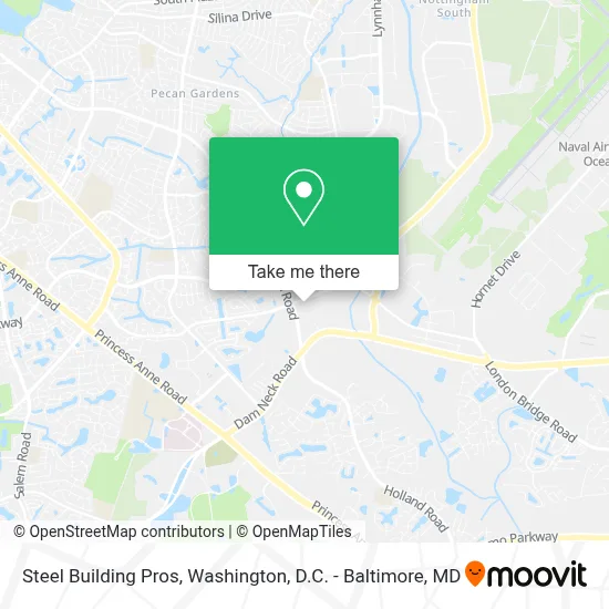 Steel Building Pros map