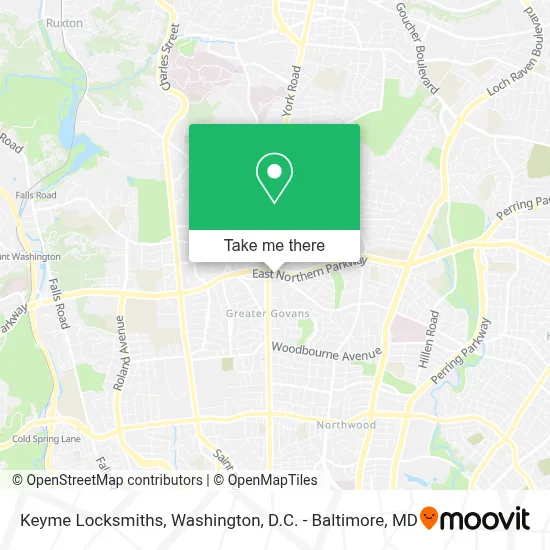 Keyme Locksmiths map