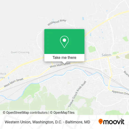 Western Union map