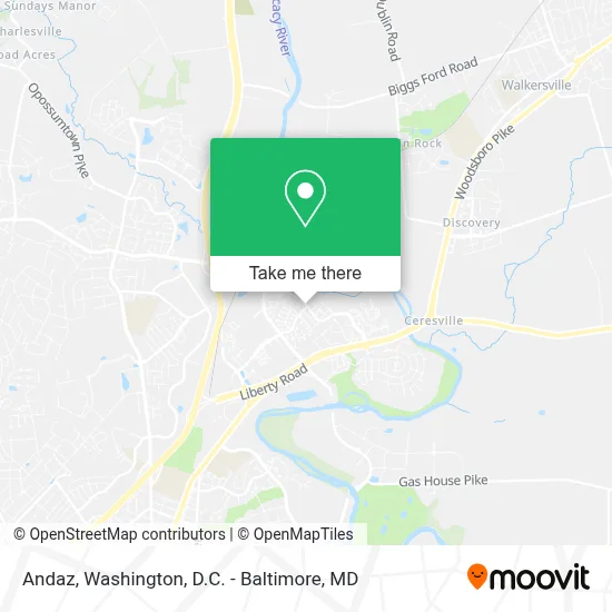 Andaz map
