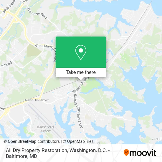 All Dry Property Restoration map