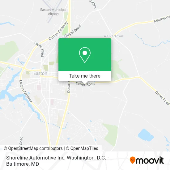 Shoreline Automotive Inc map