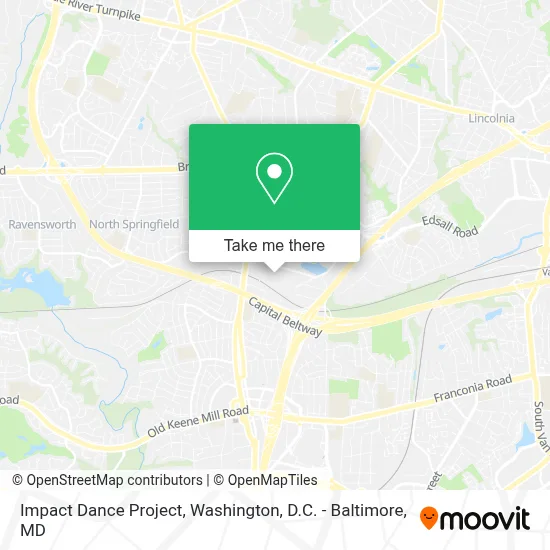 Impact Dance Project map