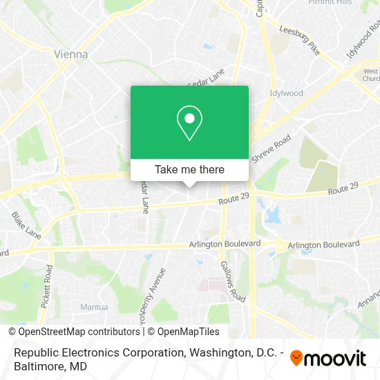 Republic Electronics Corporation map