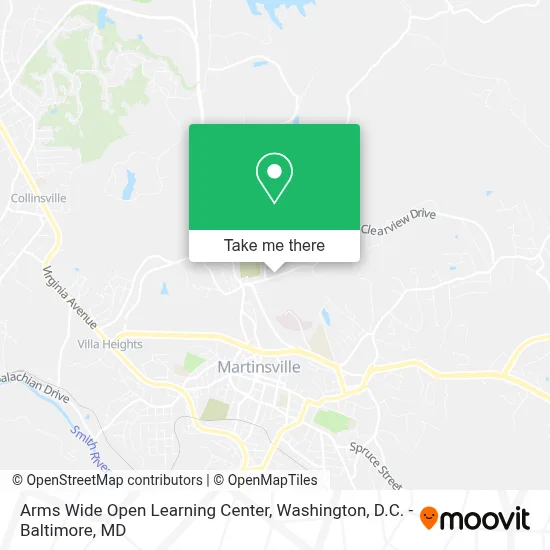 Arms Wide Open Learning Center map