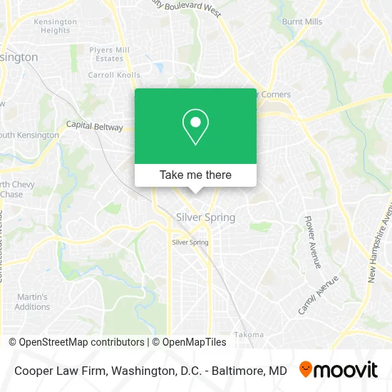 Cooper Law Firm map