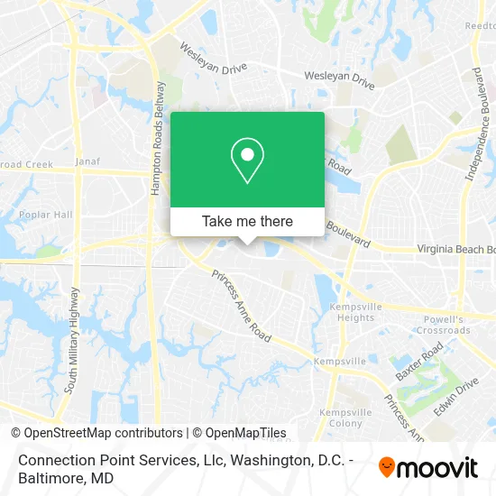 Connection Point Services, Llc map