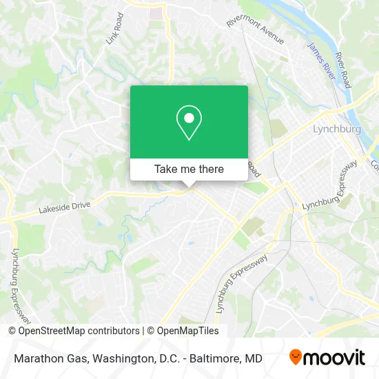 Marathon Gas map