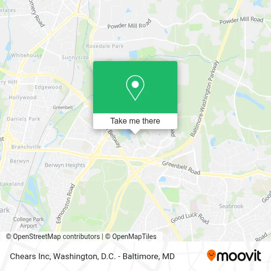 Chears Inc map