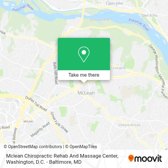 Mclean Chiropractic Rehab And Massage Center map