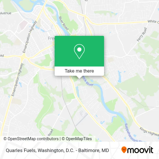 Quarles Fuels map
