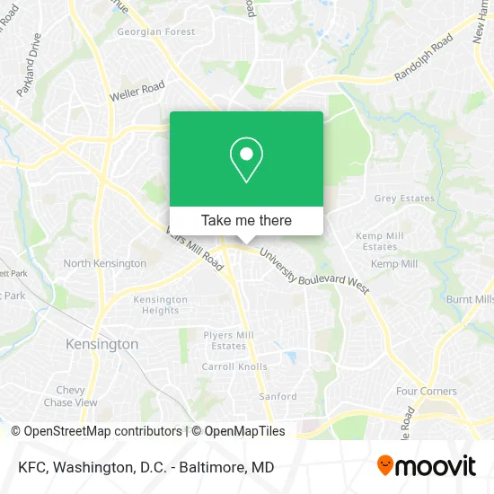 Kfc map