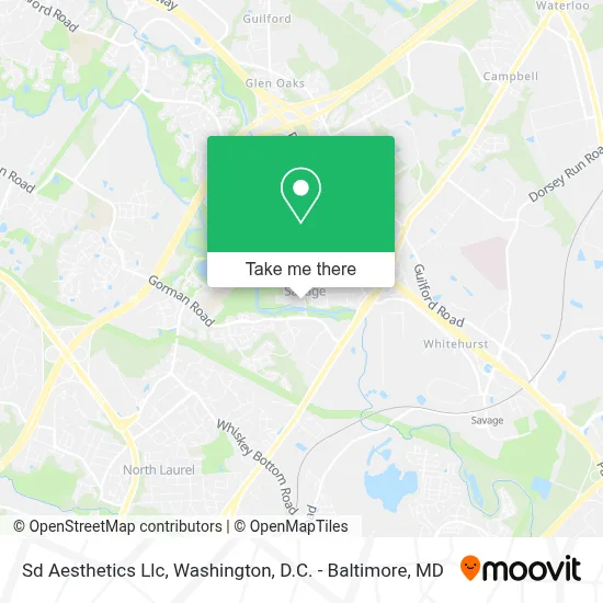 Sd Aesthetics Llc map