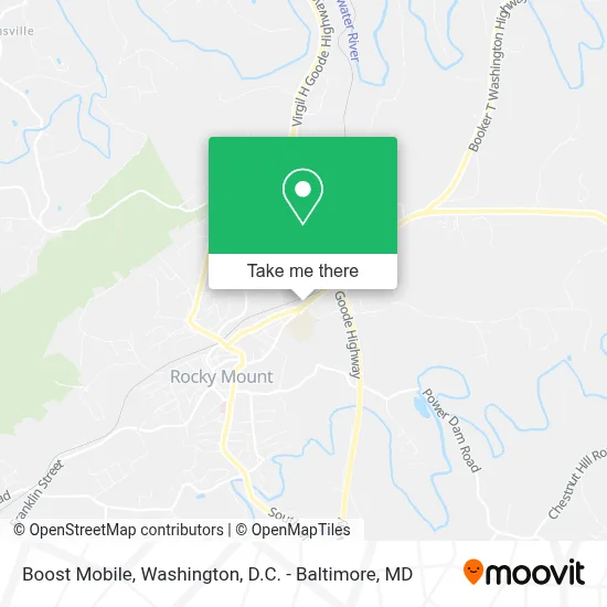 Boost Mobile map