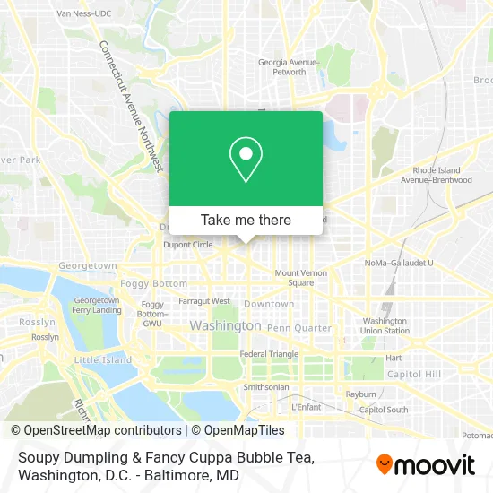 Soupy Dumpling & Fancy Cuppa Bubble Tea map