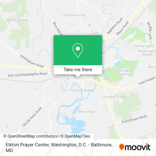 Elkton Prayer Center map
