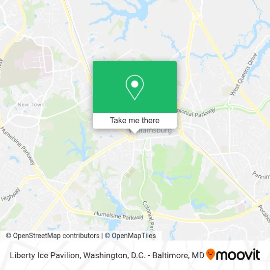 Liberty Ice Pavilion map