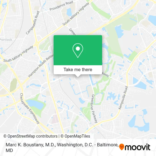 Marc K. Boustany, M.D. map