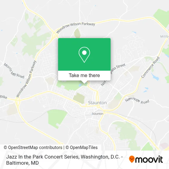 Jazz In the Park Concert Series map