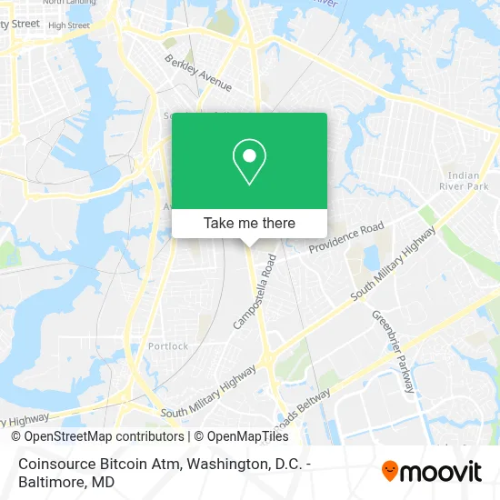 Coinsource Bitcoin Atm map