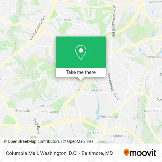 Columbia Mall map