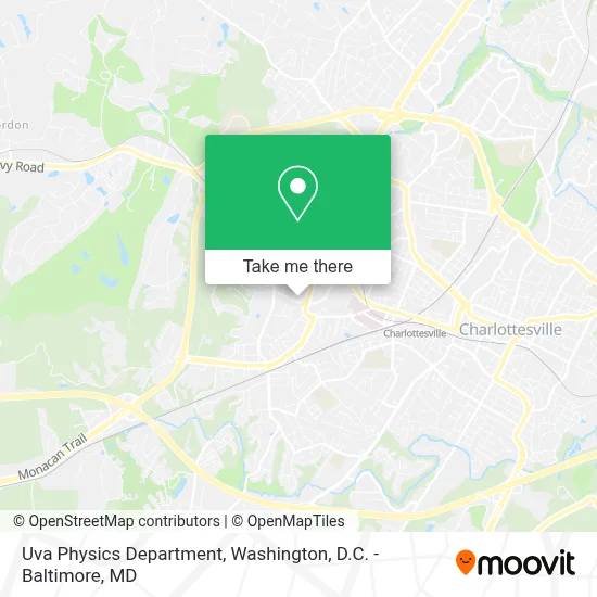 Uva Physics Department map