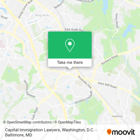 Capital Immigration Lawyers map