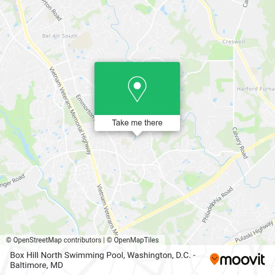 Box Hill North Swimming Pool map