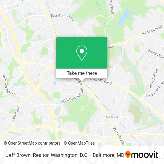 Jeff Brown, Realtor map