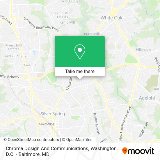 Chroma Design And Communications map