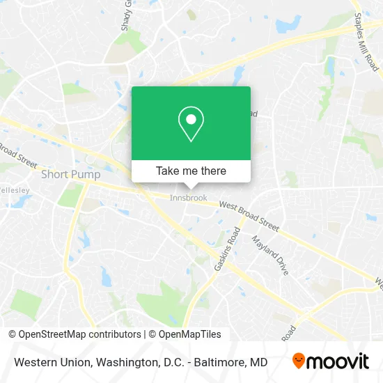 Western Union map