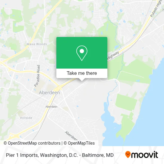 Pier 1 Imports map