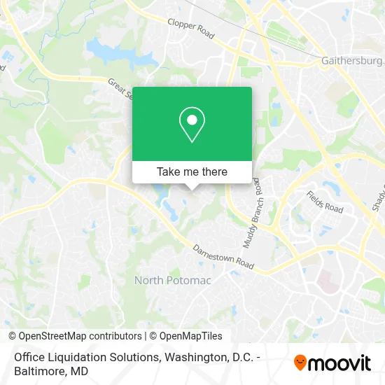 Office Liquidation Solutions map