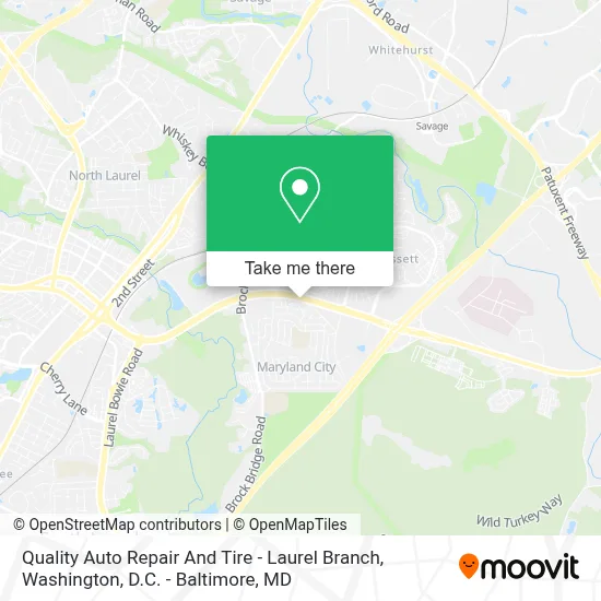 Quality Auto Repair And Tire - Laurel Branch map