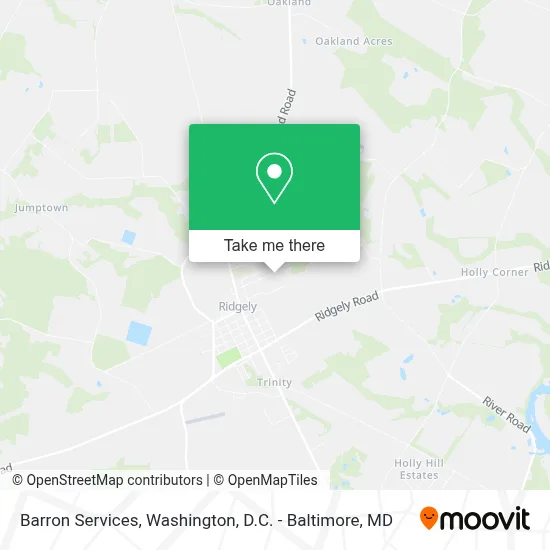 Barron Services map