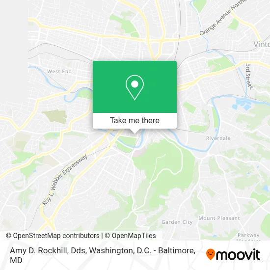 Amy D. Rockhill, Dds map