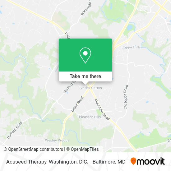 Acuseed Therapy map