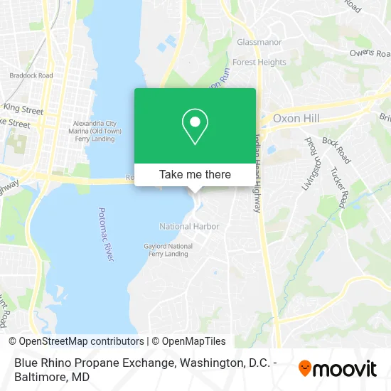 Blue Rhino Propane Exchange map