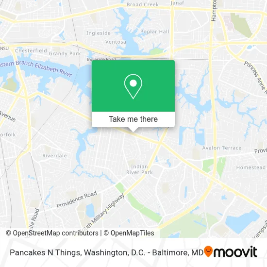 Pancakes N Things map
