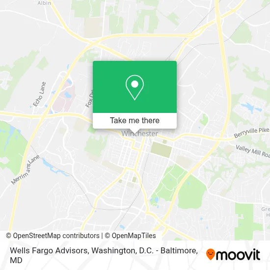 Wells Fargo Advisors map