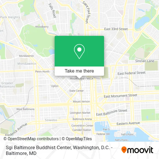 Sgi Baltimore Buddhist Center map