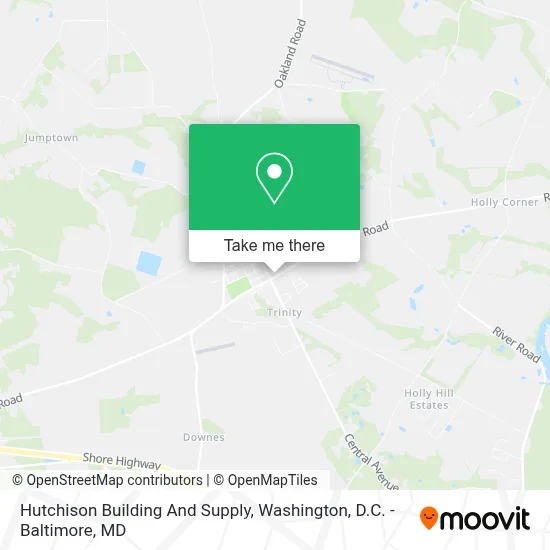 Hutchison Building And Supply map
