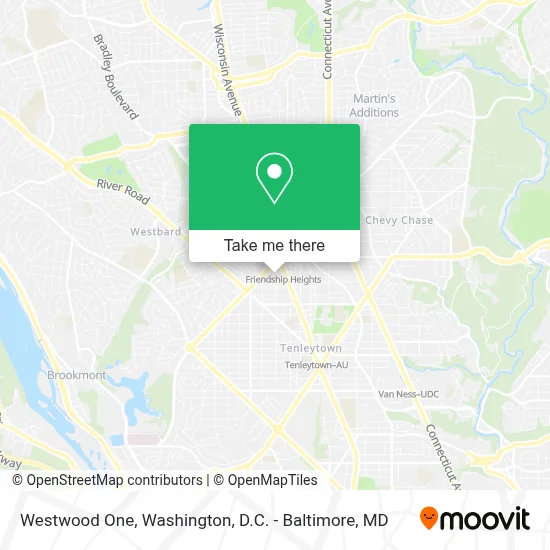 Westwood One map